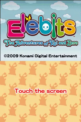 Elebits - The Adventures of Kai and Zero (USA) (En,Fr) (Beta) screen shot title